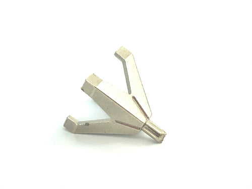 14K White Gold SQ Center W/Peg V-End Sku#150CT SO38P