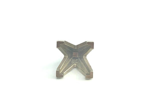 14K White Gold SQ Center W/Peg V-End Sku#150CT SO38P
