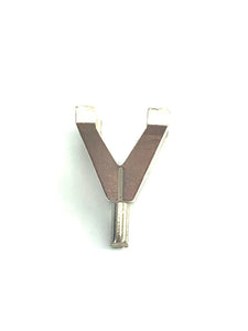14K White Gold SQ Center W/Peg V-End Sku#75CT SO38P 5 VS