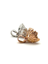 14K solid rose gold, white gold and yellow gold bail, SKU# TP-197