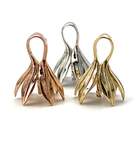 14K solid rose gold, yellow gold and white gold bail, SKU# TP-039