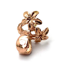 14K solid rose gold flower bail, SKU# to-974