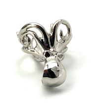 14K solid white gold bail, SKU# TP-078