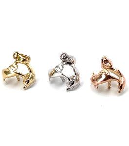 14K solid white gold, yellow gold and rose gold, SKU#TP-002