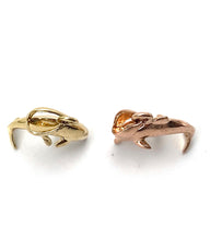 14K solid yellow gold and rose gold bail, SKU# TP-049