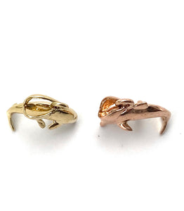 14K solid yellow gold and rose gold bail, SKU# TP-049
