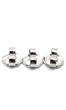 14K solid white gold earring backing, SKU#20-27-20