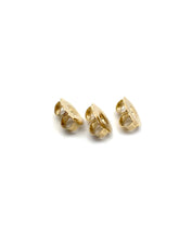 14K solid yellow gold earring backing, SKU# 11-27-20