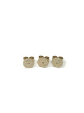 14K solid white gold earring backing, SKU# 12-27-903