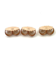 14K solid rose gold earring backing, SKU# 15-27-10