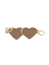 14K Solid Gold Double Heart, Sku#574.020C