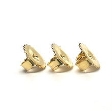 14k solid yellow gold earring backing, SKU# 18-27-10