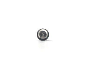 14K solid white gold earring pearl post, SKU# 12-28-623