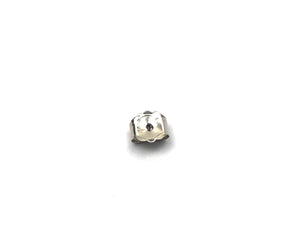 14K solid white gold ear backing, SKU# 12-27-510