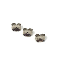 14K solid white gold ear backing, SKU# 12-27-510