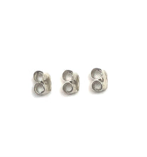14K solid white gold ear backing, SKU# 12-27-510