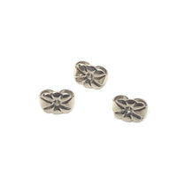 14K solid white gold flower ear backing, SKU# 12-54-120