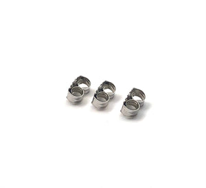 14K solid white gold ear backing, SKU# 12-27-1805