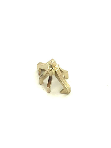 14K Yellow Gold Marque V-End W/Peg Sku#963-.75