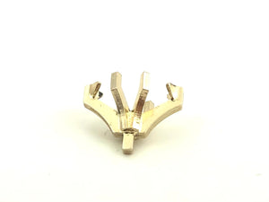 14K Yellow Gold Marque V-End W/Peg Sku#963-.75