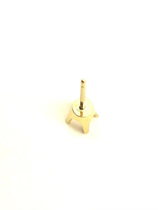 14K Yellow Gold Light Weight 4 Prong Sku#4400-25