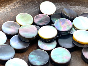 Mother Of Pearl Circle Shell, Mother Of Pearl Circle Bead, Sku#M390