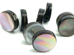 Mother Of Pearl Circle Shell, Mother Of Pearl Circle Bead, Sku#M390