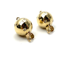 14K solid yellow bail w/ 0.05 carat diamonds, SKU# A375-L4