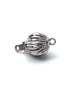 14K solid white gold bail, SKU# A008