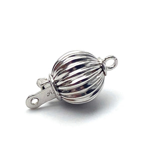 14K solid white gold bail, SKU# A008