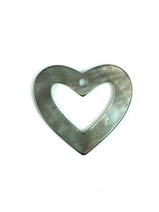 Mother Of Pearl Heart Shell, Sku#M367