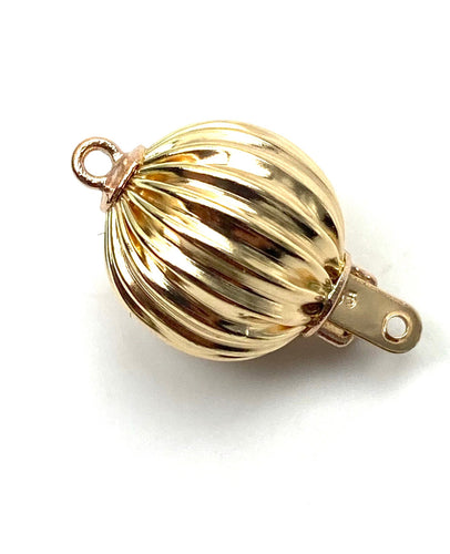 14K 10.92 mm solid yellow gold clasp, SKU# A011 C