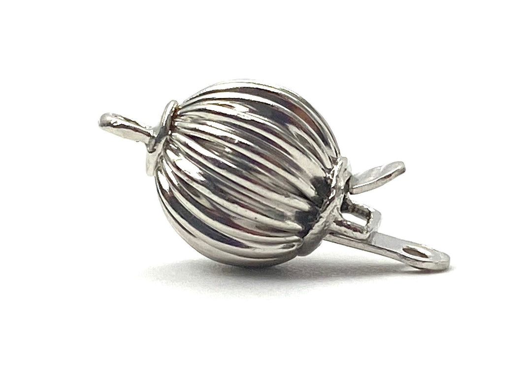 14K solid gold white gold clasp, SKU# A007-C-W