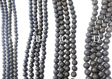 Lava Rock Bead Strands