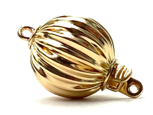 14K solid yellow gold clasp, SKU# A011C