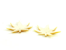 Mother Of Pearl Marijuana Leaf Shell, Sku#M269