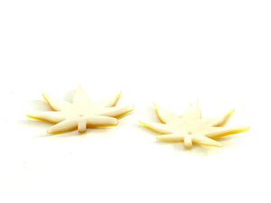 Mother Of Pearl Marijuana Leaf Shell, Sku#M269