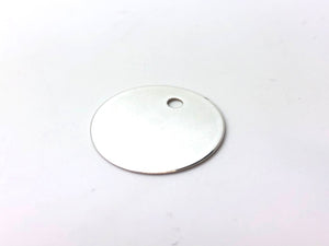 14KGF Sterling Silver Round Disc Sku#5005851L