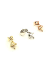 14K yellow gold , white gold , rose gold bail sku#TP-156