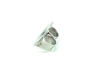 14K White Gold Ear Nut FP Jumbo, Sku #12-27-20