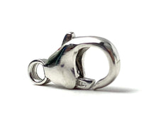 14K solid white gold lobster claw clasp, SKU# 12-17-409