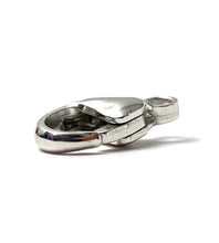 14K solid white gold lobster claw clasp, SKU# 12-17-409