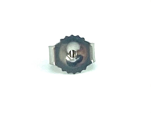 14K White Gold Ear Nut Light, Sku#12/27/1805