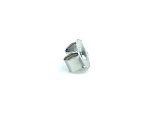 14K White Gold Ear Nut Light, Sku#12/27/1805