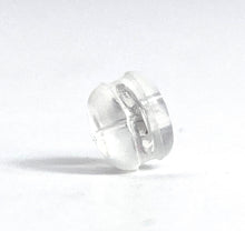 14K 3.71 mm solid white gold butterfly silicone ear back, SKU# G9012-14W