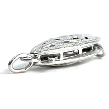 14K solid white gold clasp, SKU# 12-17-830