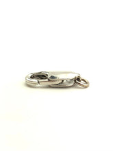 14K white gold lobster claw clasp Sku#WG/503
