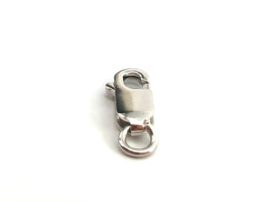 14K White Gold Lobster Claw Clasp Sku# 12-17-434