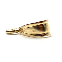 14K solid yellow gold pendant loop, SKU# 11-55-12