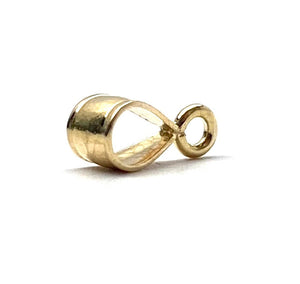 14K solid yellow gold pendant loop, SKU# 11-55-11